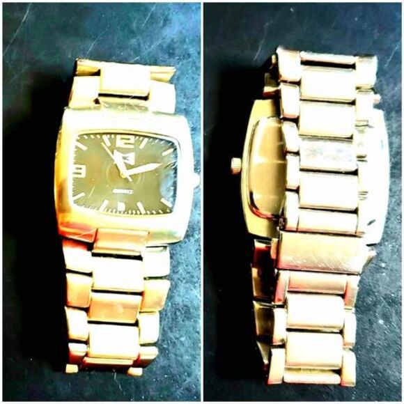 2 Vintage Estate Wrist Watches Large Face New Batteries Unisex